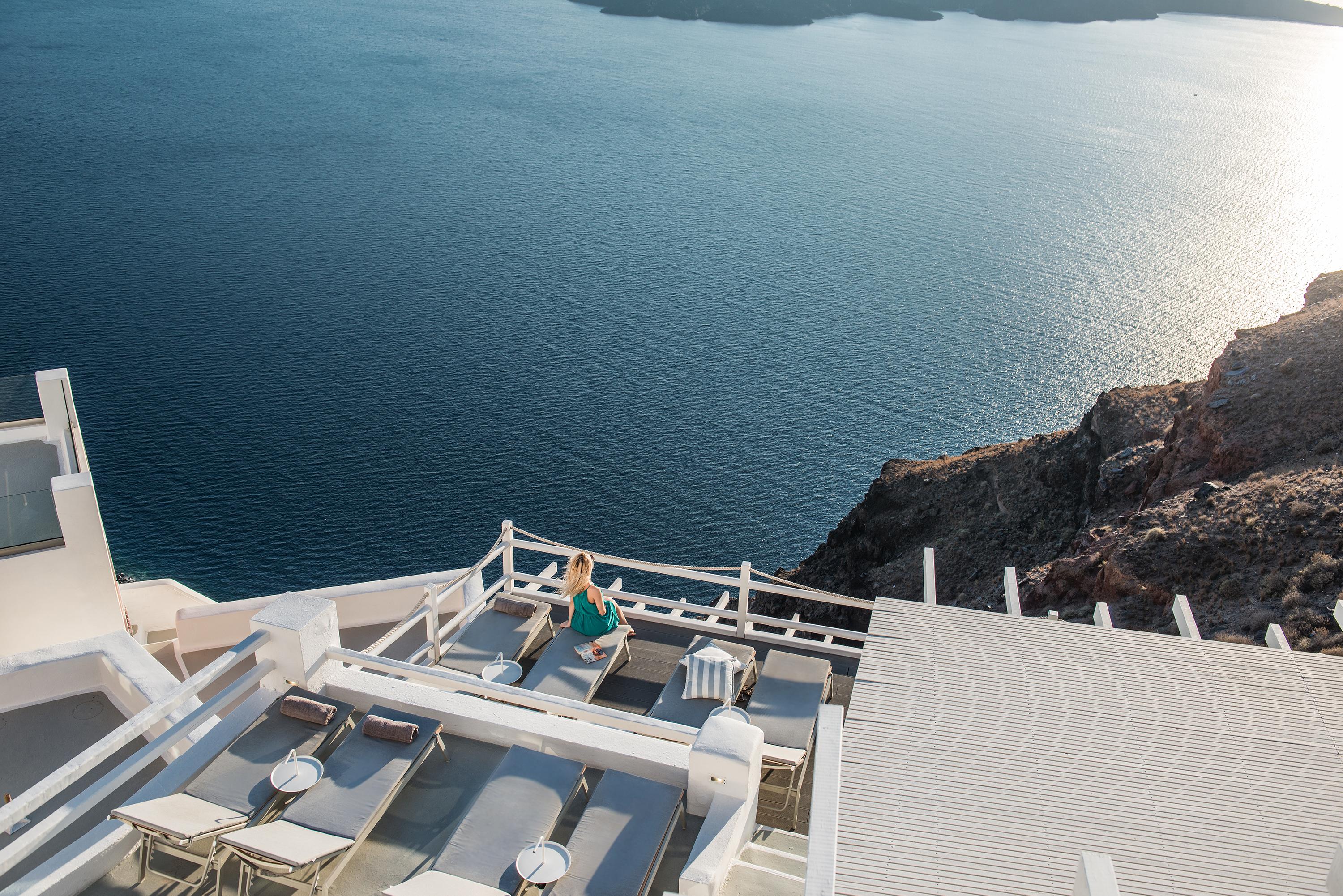 On The Rocks - Small Luxury Hotels Of The World (Adults Only) Imerovígli Kültér fotó